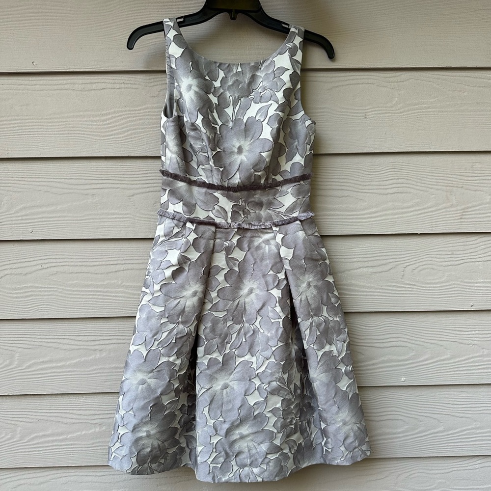 THEIA
Floral Print Mini Dress